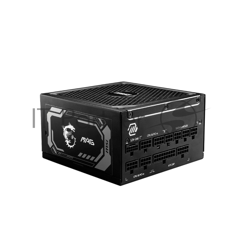 Блок питания MSI MAG A1250GL PCIE5, 1250W, 80 PLUS Gold, полностью модульный, ATX 3.0, PCIE5