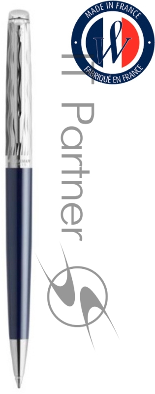 Ручка шариков. Waterman Hemisphere L`Essence du Bleu (CW2166470) LaqBlue CT M син. черн. подар.кор.