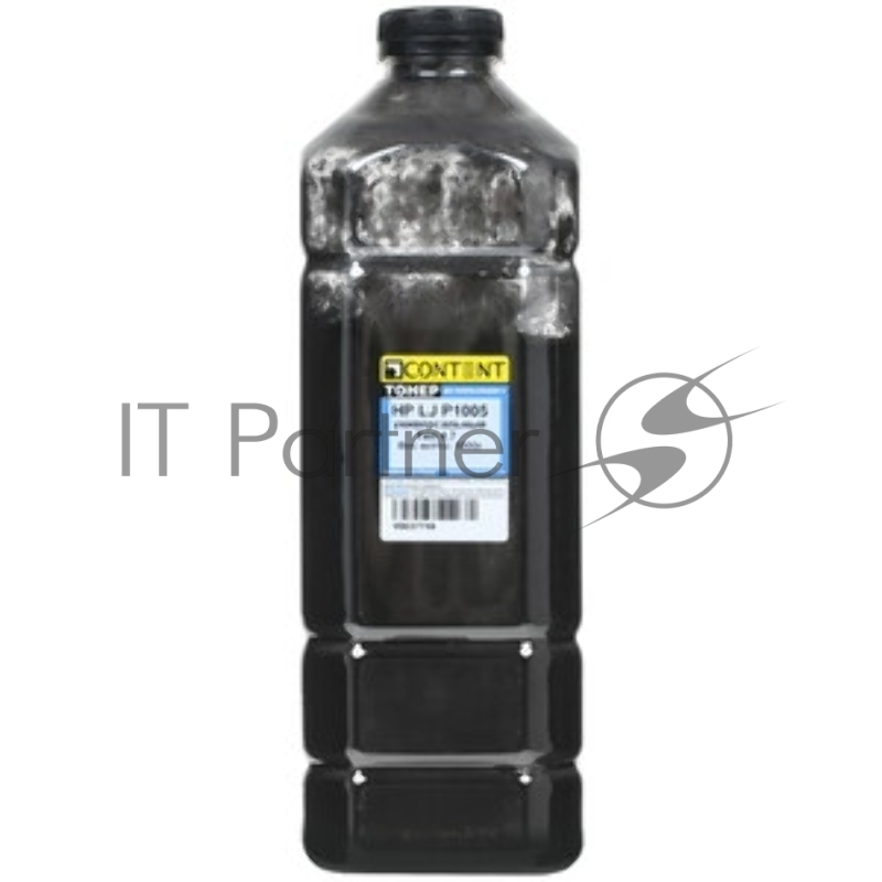 Тонер Content Универсальный для HP LJ P1005, Тип 4.7, Bk, 1 кг, канистра