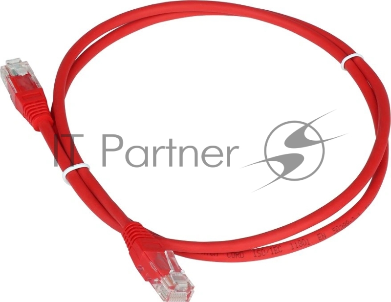 Патч-корд Lanmaster TWT-45-45-0.15-RD RJ-45 вил.-вилка RJ-45 кат.5E 0.15м красный ПВХ (уп.:1шт)