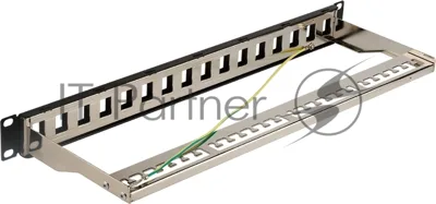 Патч-панель наборная Lanmaster LAN-PPN16OK-STP 19" 1U 16x FTP
