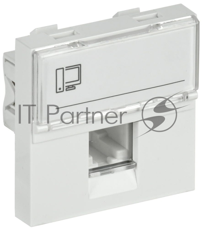 Розетка компьютерная IEK PRIMER РКИ-20-00-П-6 RJ45 кат.6 (2 мод.) белая