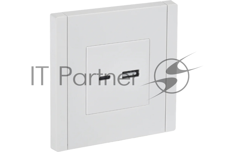 Розетка IEK FORTE&PIANO FP250 USB A+C 3,1А белый