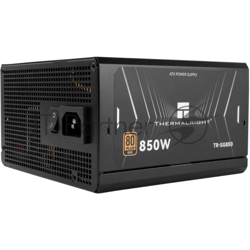 Блок питания Thermalright 850W 80+ Gold (ATX, 3.1, PCIe 5.1, Full modular, 1x24(20+4)pin 600мм, 2xCPU 8(4+4)pin 650мм, 2xPCIe*2 8(6+2)pin 650+150мм, 1x12VHPWR PCIe 5.1 12+4pin 600мм, 2xSATA*4 450+150+150+150мм, 1xMOLEX4pin*3 500+150+150мм, Active, 120x120мм, 150x140x86mm, APFC,)