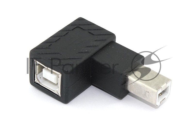 Угловой удлинитель USB Type B с поворотом вниз