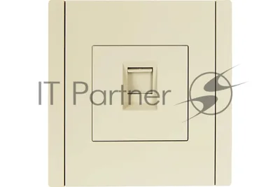 Розетка компьютерная IEK FORTE&PIANO FP432 RJ45 кат.5E ваниль