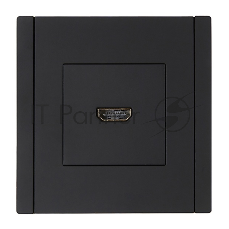 Розетка HDMI IEK FORTE&PIANO FP140 черный