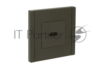 Розетка HDMI IEK FORTE&PIANO FP340 серый