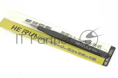 Пинцет HETOOLS ESD-12 прямой, черный 135 мм
