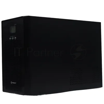 Источник бесперебойного питания (ИБП) Raskat HIL-3000VA+ 3000VA, 2400Вт, 6xIEC320, LCD, USB type-B, 2xRJ-45, 1xRS232, чистая синусоида