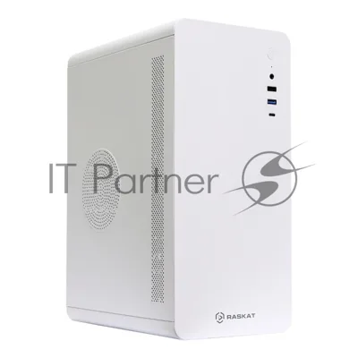 Компьютер Raskat Standart 300 (Intel Core i3-12100, RAM 8Gb, SSD 256Gb, noOS, белый)