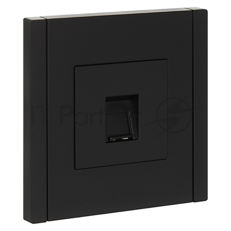 Розетка компьютерная RJ45 кат.6 IEK FORTE&PIANO FP131 черный