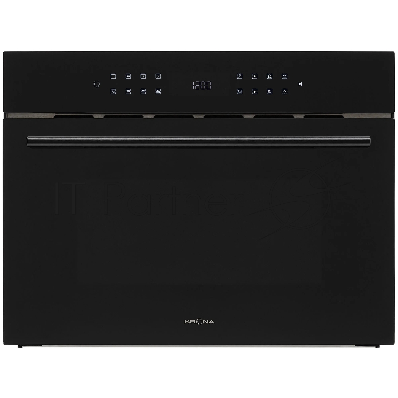Встраиваемая микроволновая печь Krona ONYX 45H mw BL/BL черный, 38 л, 1000 Вт, переключатели - сенсор
