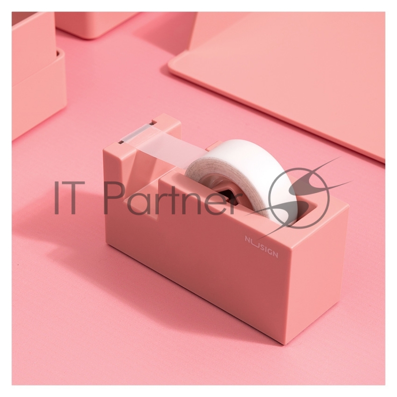 Диспенсер для клейкой ленты Deli Nusign NS121PINK