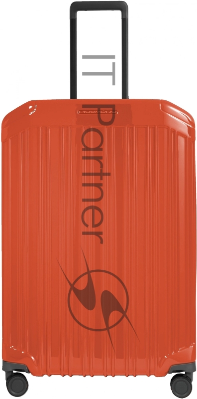 Чемодан Piquadro PQL-SPECIAL2 (BV6393PQLS2/AR) 45x69x30см 82л. 3.92кг. поликарбонат/алюм. оранжевый
