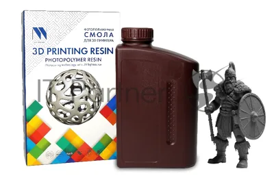 Фотополимерная смола NVPrint High Temp Resin черный для 3D печати 1 кг (бут)