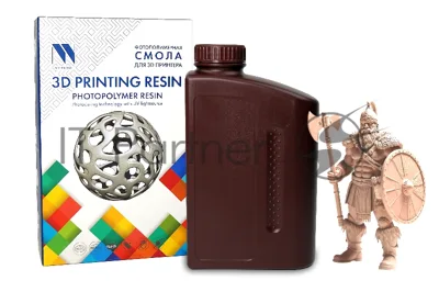 Фотополимерная смола NVPrint PA Like Resin Beige для 3D печати 1 кг (бут)