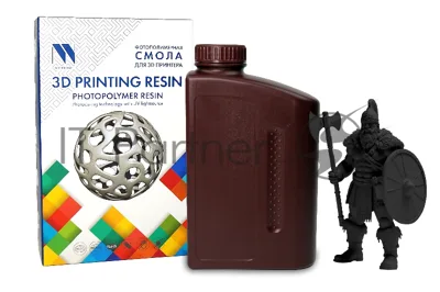 Фотополимерная смола NVPrint Plant Based Resin черный для 3D печати 1 кг (бут)