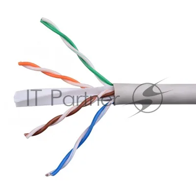 Кабель Cablexpert UPC-6055-4-CU, UTP indoor 4x2x0.55, медный, кат.6, однож., 305м, coil, серый