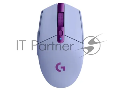 Мышь беспроводная Logitech G304 Lightspeed фиолетовый, 12000 dpi, радиоканал, USB, кнопки - 6