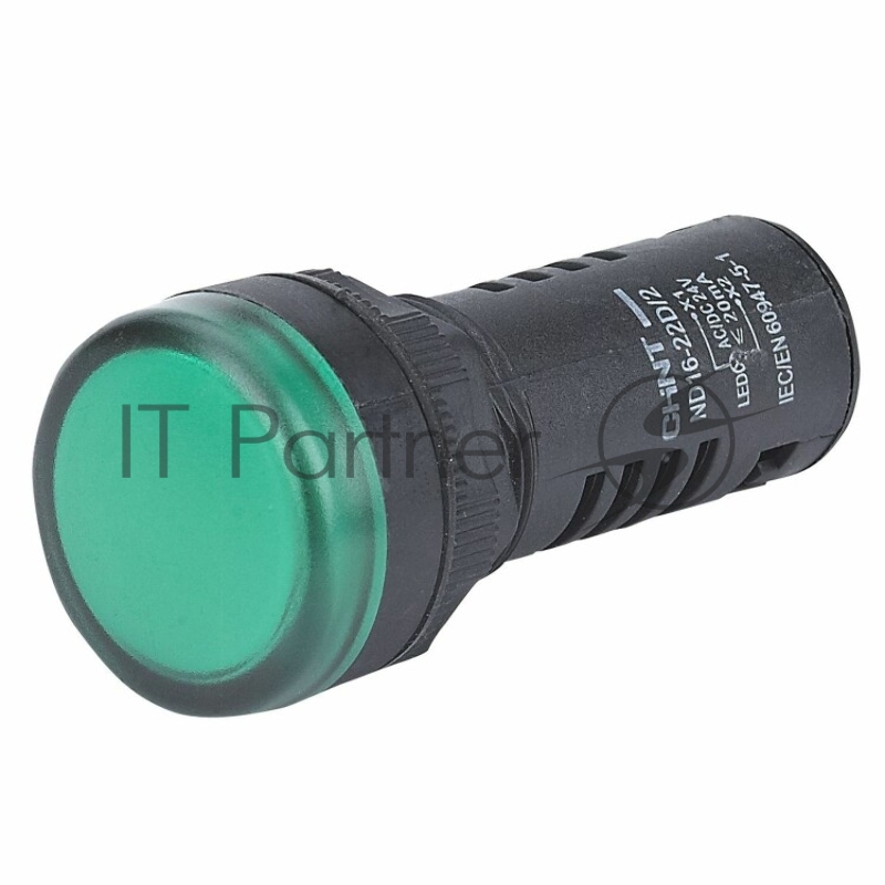 Индикатор ND16-22D/2C зеленый, встр. резистор, IP65 АС/DC230В (R)