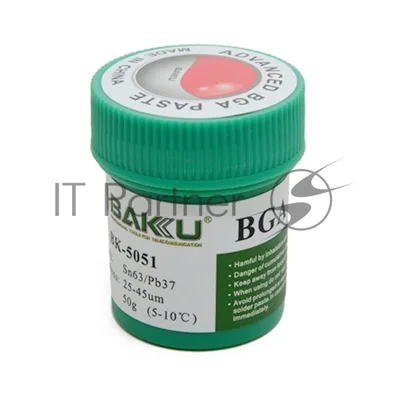 Паста паяльная BAKU BK-5051, 50 гр., банка
