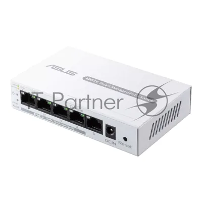 Коммутатор ASUS ExpertWiFi EBP15, 5×1 Гбит/с (4×PoE+), настраиваемый