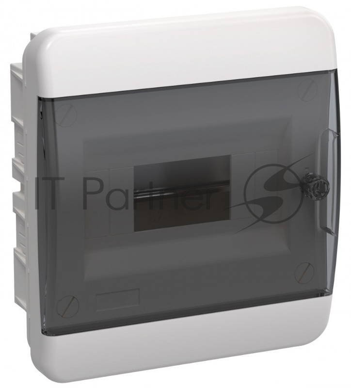 Корпус пласт. IEK TEKFOR ЩРВ-П-8 IP41 черн. прозр. дверь