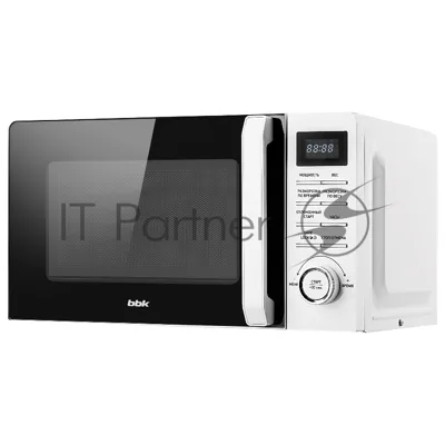 Микроволновая печь BBK 20MWS-720T/W белый, 20 л, 700 Вт, переключатели - кнопки, поворотный механизм