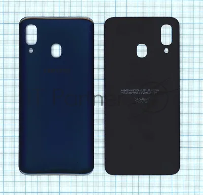 Задняя крышка для Samsung A405F Galaxy A40 (2019) синяя