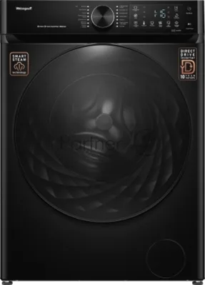 Стиральная машина Weissgauff WM 59411 Direct Drive Inverter Steam Matt Black черная, загрузка фронтальная 11кг, 1400 об/мин., класс: A+++