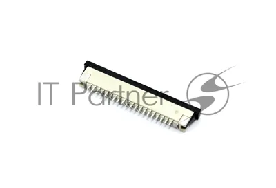 Разъем FPC Half Coverage Top Contact 1.0K-BS-20PWB 20 pin высота 2мм шаг 1мм