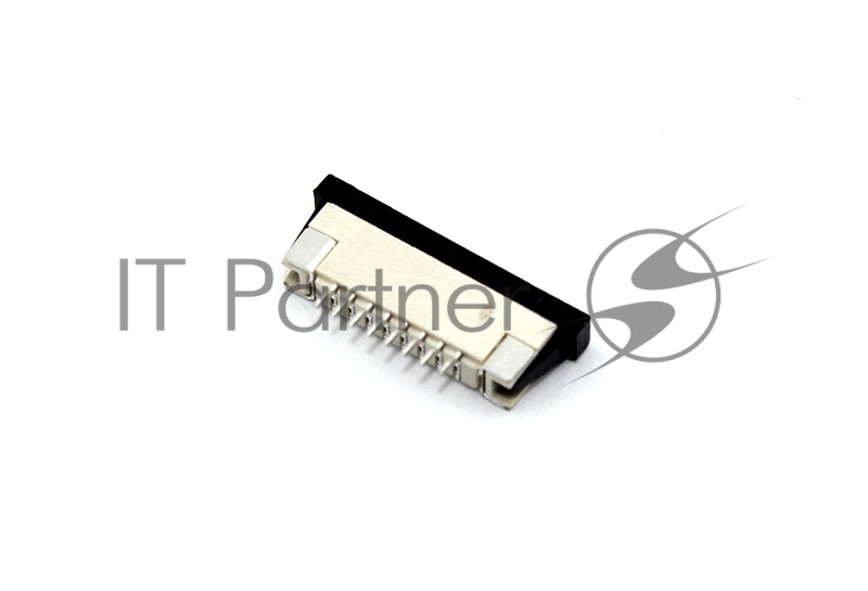 Разъем FPC Half Coverage Top Contact 1.0K-BS-8PWB 8 pin высота 2мм шаг 1мм