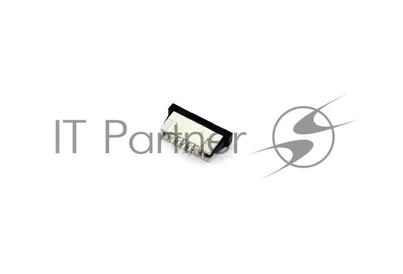 Разъем FPC Half Coverage Top Contact 1.0K-BS-4PWB 4 pin высота 2мм шаг 1мм