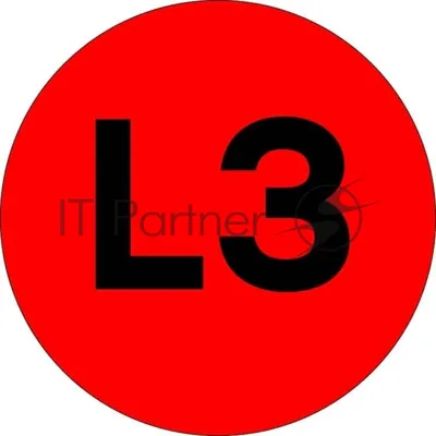Наклейка "L3" d20 мм PROxima EKF an-2-15-2