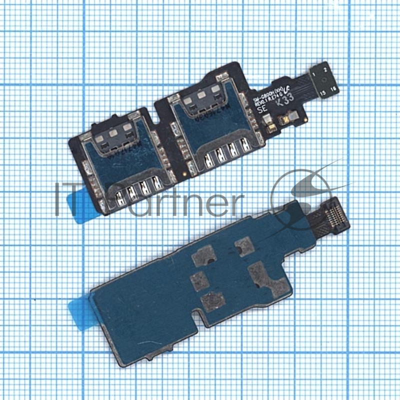 Слот Sim-карты для Samsung Galaxy S5 mini SM-G800