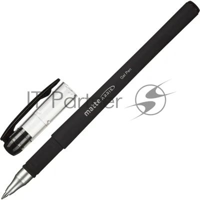 Ручка гелевая Deli Arris EG64-BK черная, d=0.5мм, черные чернила