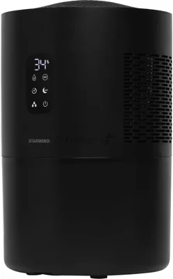 Мойка воздуха Starwind SAW5530 черный, 40 м², 4.5 л, фильтрация, ароматизация