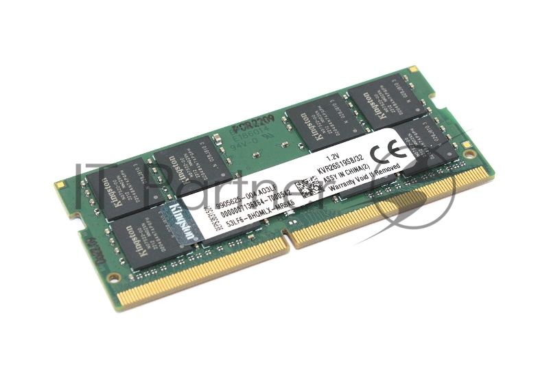 Оперативная память Kingston ValueRAM, DDR4, 32Gb (1x32 GB), 2666 MHz, CL19, SO-DIMM