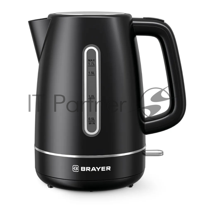 Чайник электрический BRAYER BR6103BK 2200 Вт, 1.7 л, черный
