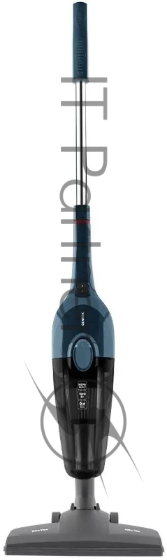 Пылесос вертикальный Centek CT-2565 синий, питание от сети, 150 Вт, уборка сухая, пылесборник 1.2 л