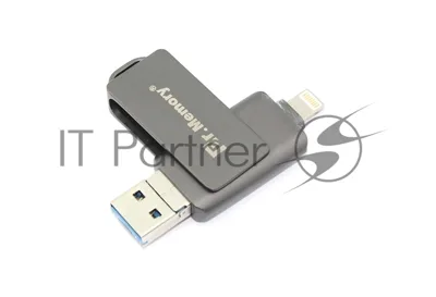 Флешка USB Dr. Memory 051, 4Gb, USB 3.0, R/W 70/40, черный