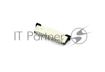 Разъем FPC Half Coverage Bottom Contact 1.0K-BX-12PWB 12 pin высота 2мм шаг 1мм