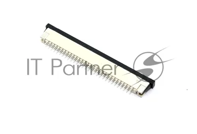 Разъем FPC Half Coverage Top Contact 1.0K-BS-30PWB 30 pin высота 2мм шаг 1мм