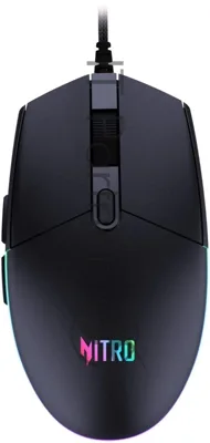 Мышь проводная Acer Nitro OMW400 черный, 6400 dpi, USB, кнопки - 6