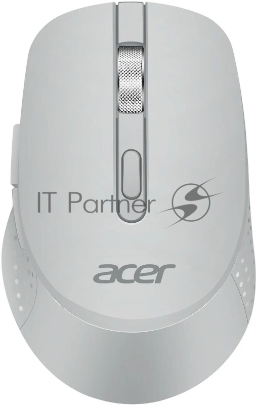 Мышь беспроводная Acer OMR310 светло-серый, 1600 dpi, радиоканал, Bluetooth, USB, кнопки - 7