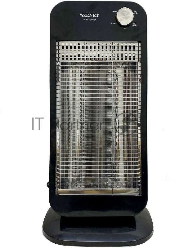 Тепловентилятор Zenet ZET-517 белый, керамический, 20 м², 1000 Вт, термостат