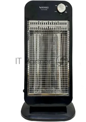 Тепловентилятор Zenet ZET-517 белый, керамический, 20 м², 1000 Вт, термостат