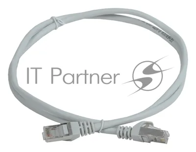 Патч-корд ITK PC01-C5EF-05M-G FTP RJ-45 вил.-вилка RJ-45 cat.5e 0.5м серый ПВХ (уп.:1шт)