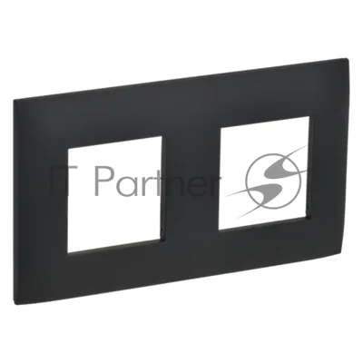 Рамка 2-ая IEK SKANDY SK-F02G графит